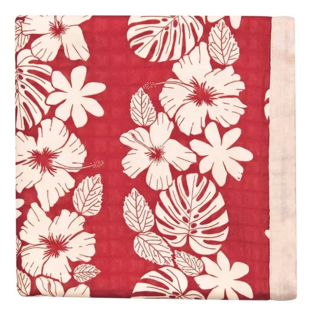 Coco Moon Vintage Aloha Large (47x47) Baby Quilt